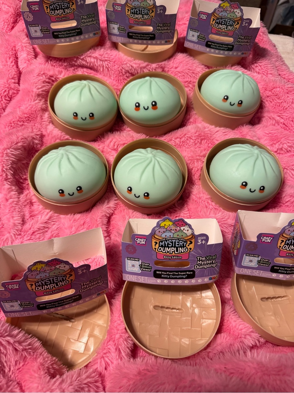 Rms kitty edition dumpling Toy - Mint Green